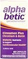 alpha betic Cinnamon/Chromium/Biotin, For People With  Diabetes, 60 Capsules