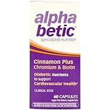 alpha betic Cinnamon/Chromium/Biotin, For People With  Diabetes, 60 Capsules