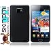 Skinomi TechSkin - Black Carbon Fiber Film Shield & Screen Protector for Samsung Galaxy S II (International Version) + Lifetime Warranty