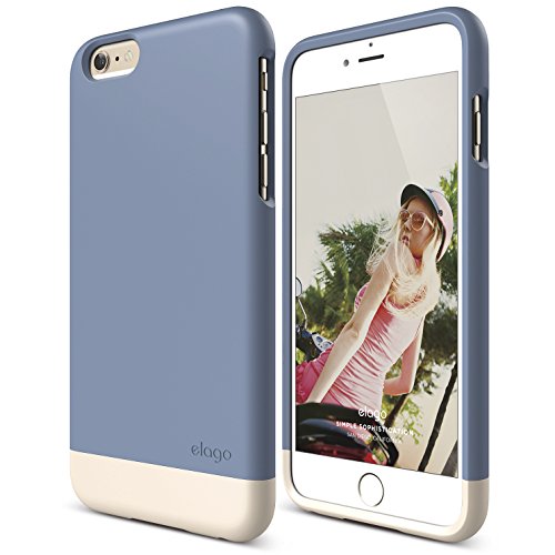iPhone 6 Plus Case, elago® [Glide Limited-Edition][Royal Blue / Champagne Gold] - [Mix and Match][Premium Armor][True Fit] - for iPhone 6 Plus Only