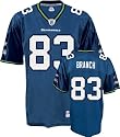Deion Branch Jersey: Reebok Blue Replica #83 Seattle Seahawks Jersey