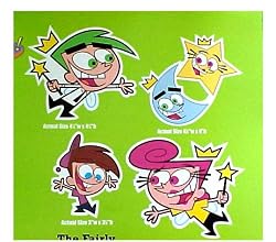 Nickelodeon Fairly Odd Parents Home Decor Wall Applique Cutouts