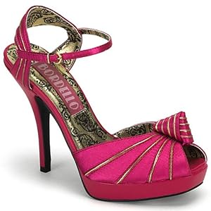 Buy Bordello By Pleaser Ladies Preen-16 Peep Toe Platform by Pleaser