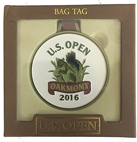 2016 US OPEN LOGO 3" DIAMETER BRASS GOLF BAG TAG