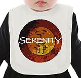 Serenity Logo ネクタイを有する有機ビブ Medium
