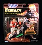 EDDIE GEORGE / OHIO STATE UNIVERSITY BUCKEYES * 1997 NCAA College Football HEISMAN COLLECTION Starting Lineup Action Figure, Football Helmet & Miniature 1995 Heisman Memorial Trophy