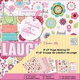 Me & My Big Ideas Me and My Big Ideas 8-Inch-by-8-Inch Page Kit, Chester/Pink