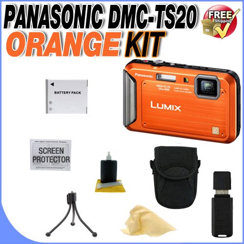 cyber monday price Panasonic DMC-TS20O Bundle 1