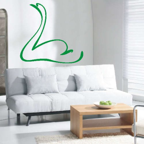 Imagen 2 de Etiqueta de la pared d395 Cisnes nadar 120x114 cm