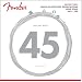 Fender 7250M Nickel Plated Steel Roundwound Long Scale Electric Bass Guitar Strings - Medium