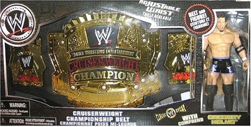 Childrens Toyshop  Toys : WWE GREGORY HELMS FIGURE WITH KIDS CRUISERWEIGHT BELT