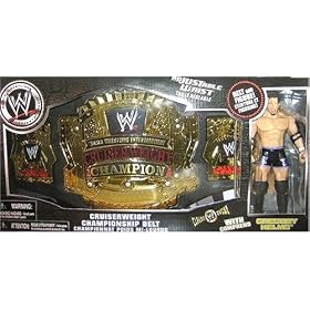 WWE GREGORY HELMS FIGURE WITH KIDS CRUISERWEIGHT BELT