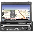Jensen VM9414 Single DIN MultiMedia Receiver with 7-Inch Inch Flip Out Touch Screen, Integrated Navigation System
