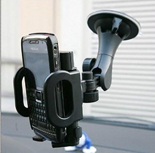 Maxhood mount windowshield dashboard car / desk holder mount cell phone stand mount bracket for iphone 5,4s,3gs,ipod, gps,PDA, samsung galaxy,HTC,nokia,lg, blackberry holder ect. (Black)