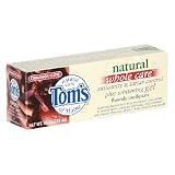 Toms of Maine Natural Whole Care Anticavity & Tartar Control Plus Whitening Gel Toothpaste, Cinnamon-Clove, 0.91 oz (25.8 g), Case of 12 Tu