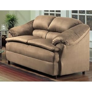 Simmons Upholstery 4600L Loveseat Tan