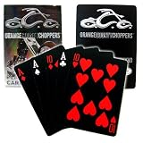 Orange County Choppers Black Deck Playing Cards, Single Deck