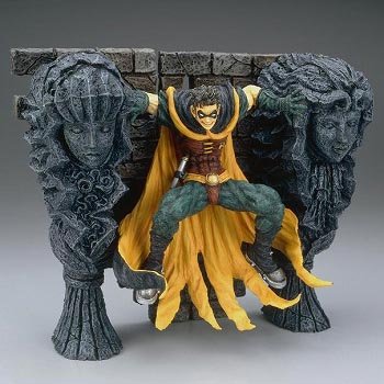 Batman Action Figure: Batman Robin Gargoyle Wall Statue Figure-Batman Action Figure-Batman Action Figures-Batman Figures-Batman Figure-Batman Toys Figure-Batman