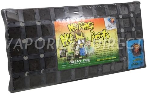 Mad Farmer Root Tray 50 Count Starter Plugs for Cuttings Seedlings With Free Sample Plant Sucess Jellyfish