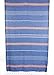 Paradise Series Turkish Bath Towels – Traditional Peshtemal Design for Bathrooms, Beach, Sauna – 100% Natural Cotton, Ultra-Soft, Fast-Drying, Absorbent – Warm, Rich Colors with Stripes Royal/Orange