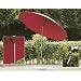 Siena Garden 599272 Sunshine Schirm Bezug rot Gestell silber � 270 cm