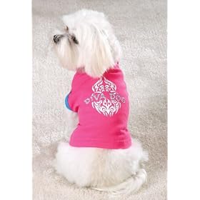 X-SMALL - PINK - Attitude Tee-Shirts for Dogs