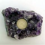 Amethyst Crystal Cluster with built in Candle Holder