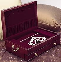 Reed and Barton Duchess II Mahogany Jewelry Chest 623MR