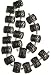 Bead Collection 40458 Mtl Silver Plated Swan Spacer Beads, 5-Inch