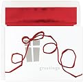Gift with Ribbon Boxed Holiday Christmas Cards