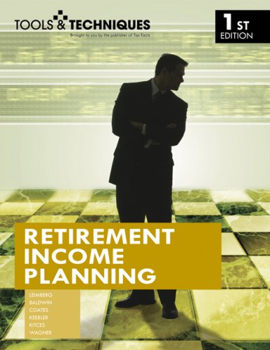 Tools Techniques of Retirement Income Planning (Tools Techniques)