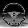 Momo MCL35BK1B Montecarlo 350 mm Leather Steering Wheel