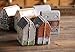 Mini Cute European Style Full Painted Small House Shape Tin Storage Box Jewelry