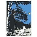 ADVENTURES OF TINTIN LINED, RINGED MOON NOTEBOOK (A4)