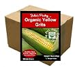 Organic Yellow Steel Cut Corn Grits Case 12 - 1lb Pkgs. Free USA Ship.