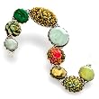 Vintage Inspired Cameo Flower Bracelet by Randall Johnson - DU5B RJB
