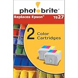 Photobrite 2-pk. Printer Cartridge Compatible for Epson T027- Tri-Color