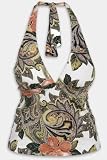 Tommy Bahama Luxe Paisley Tankini Halter Top