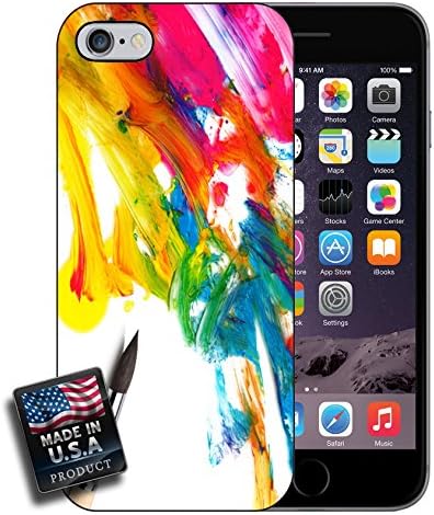 Colorful Paint Splatters Paintbrush Art Artsy Design iPhone 6 Hard Case