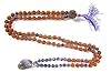 Meditation Mala Rudraksha Amethyst Zen Prayer Mala Activates the Third Eye Chakra