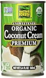 Native Forest Organic Premium Coconut Cream, Unsweetened, 5.4 Ounce (Pack of 12)