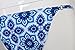 Creabygirls Womens Cute Floral Halter Top and Bottom Bikini Set(US4) Blue