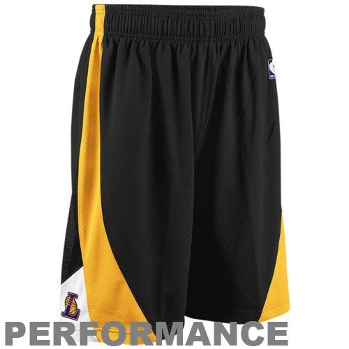 adidas Los Angeles Lakers Black Flash Performance Basketball Shorts
