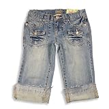 Jade - Girls Capri Pant, Denim Blue