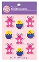Wilton Fuzzy Bunny Icing Decorations