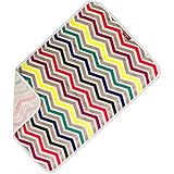 PVC FREE Duckery Kid Waterproof Baby Diaper Changing Pocket Pad in Vibrant Color for Home and Travel (colorful chevron)