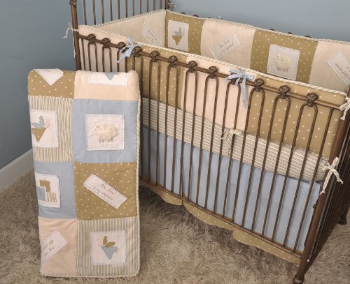 Cotton Tale Designs Heaven Sent Boy 4 Piece Crib Bedding Set
