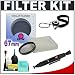 B+W Digital 67mm Circular PL Polarizer Glass Lens Filter + Accessory Kit for Canon, Nikon, Sony, Olympus & Pentax Lenses