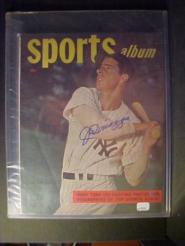 Joe Dimaggio New York Yankees Autographed 1949 Sports Album Magazine