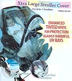 Tinted Rain & Wind Cover for Travel System Stroller - For Protection Against UV Rays